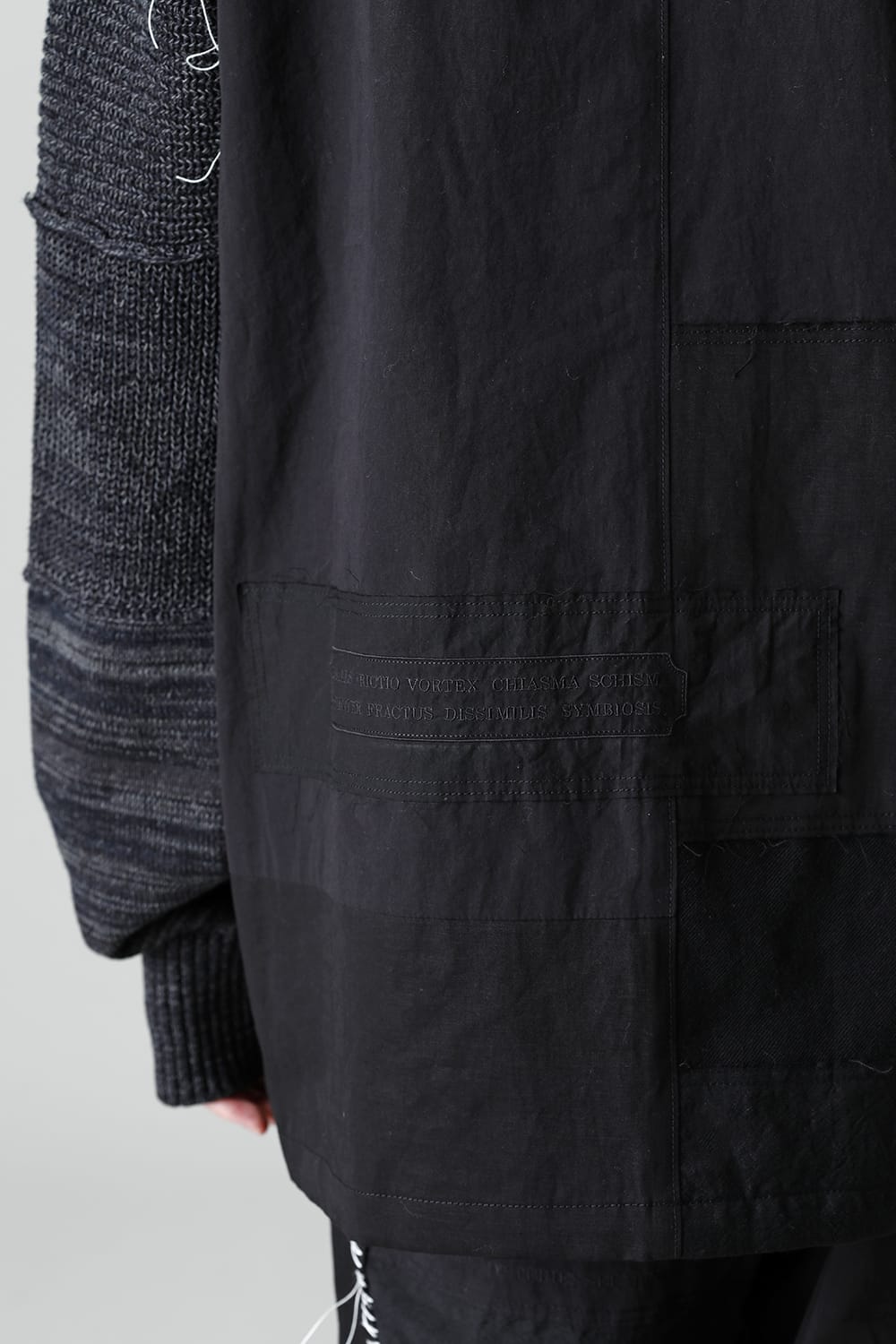 Jacket  Black / White Stitch