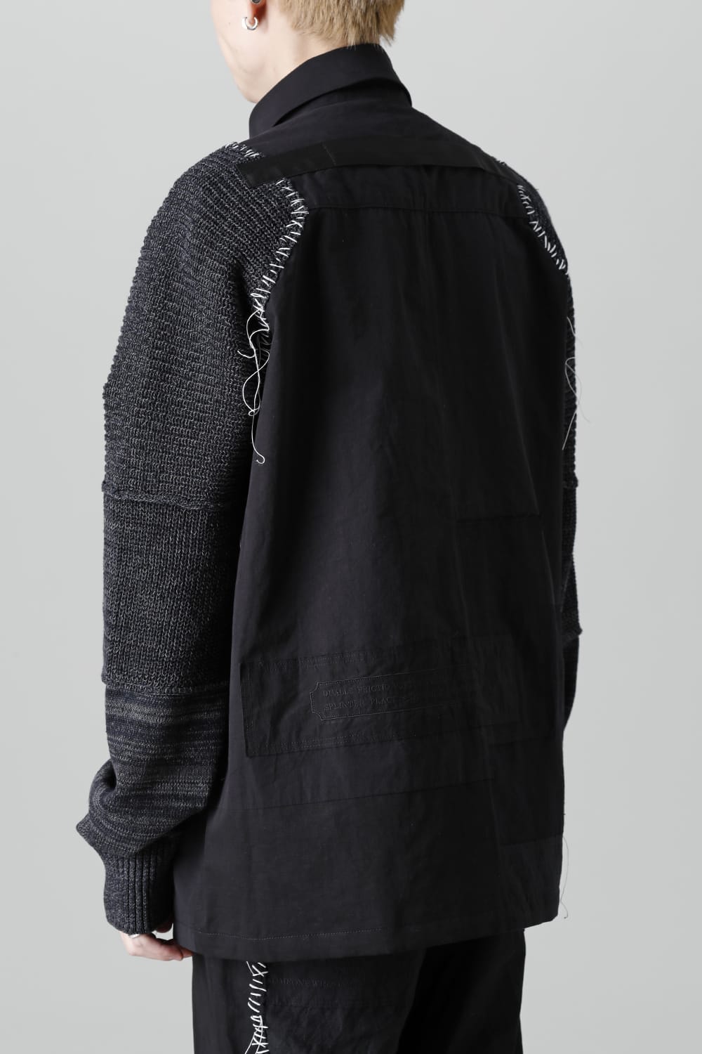 Jacket  Black / White Stitch