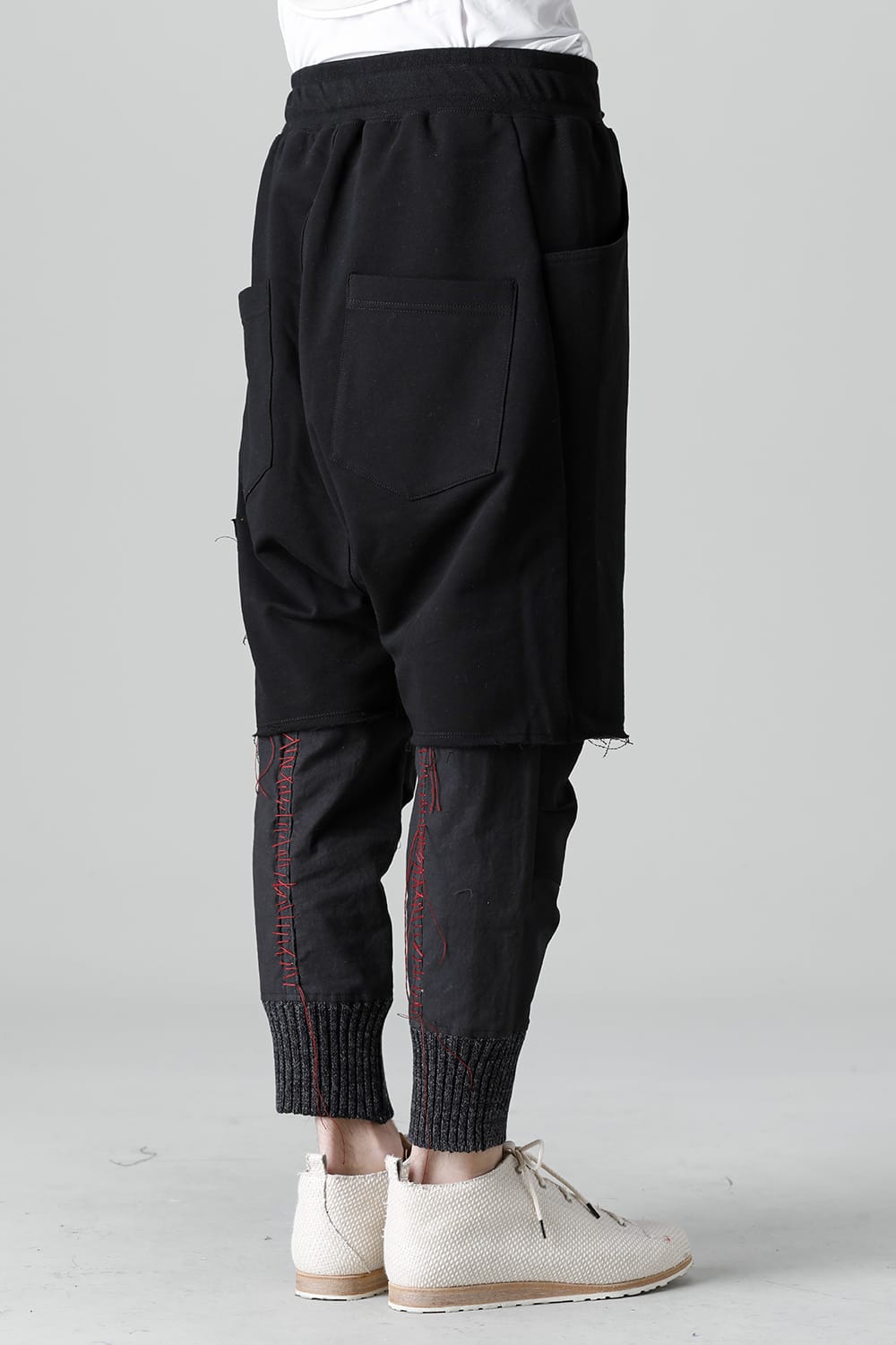 Pants Black / Red Stitch