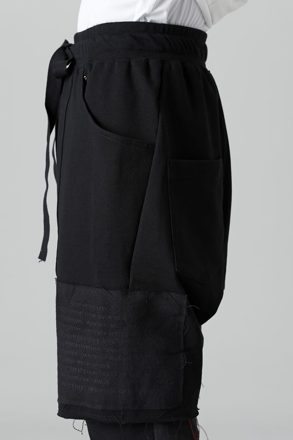 Pants Black / Red Stitch