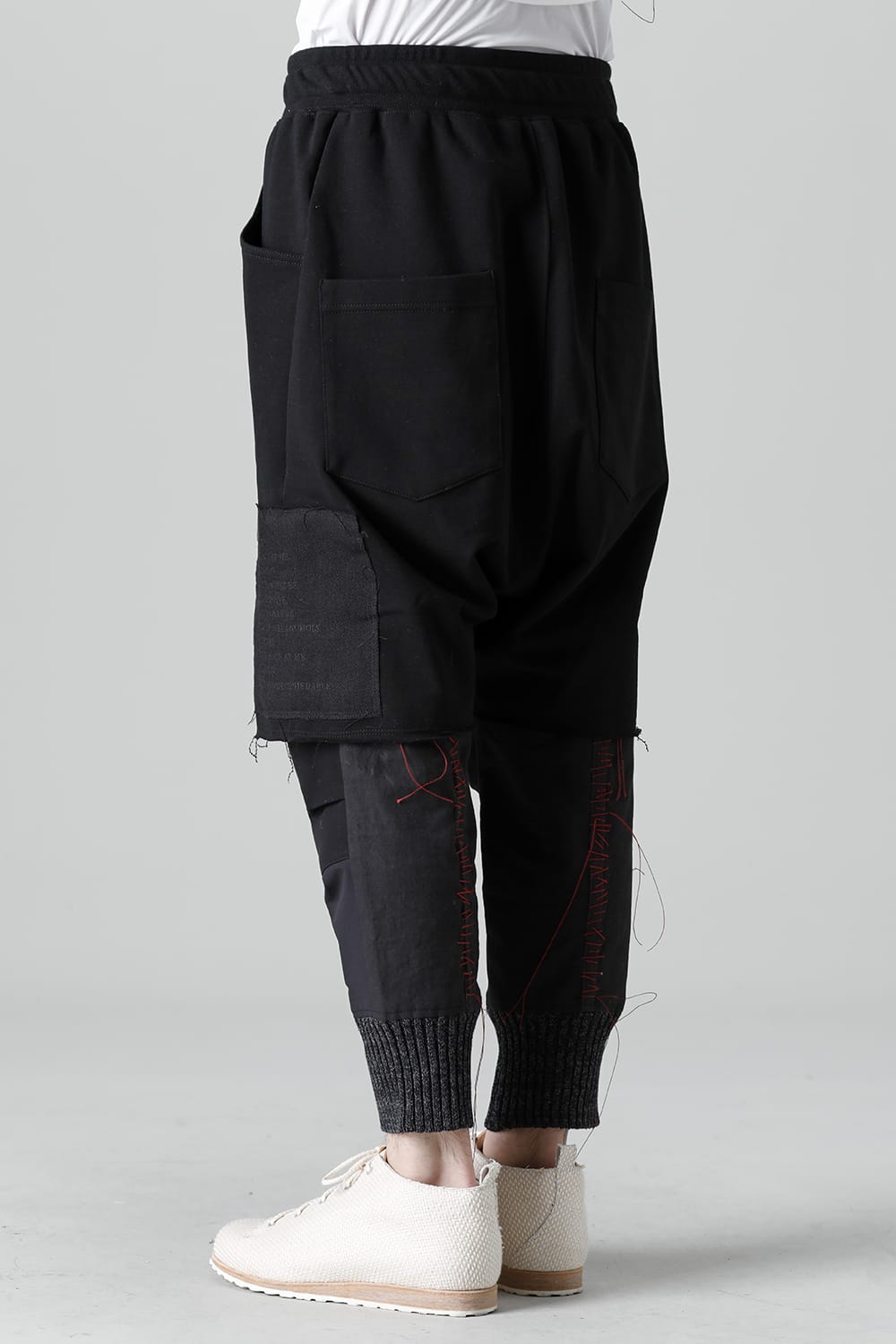 Pants Black / Red Stitch
