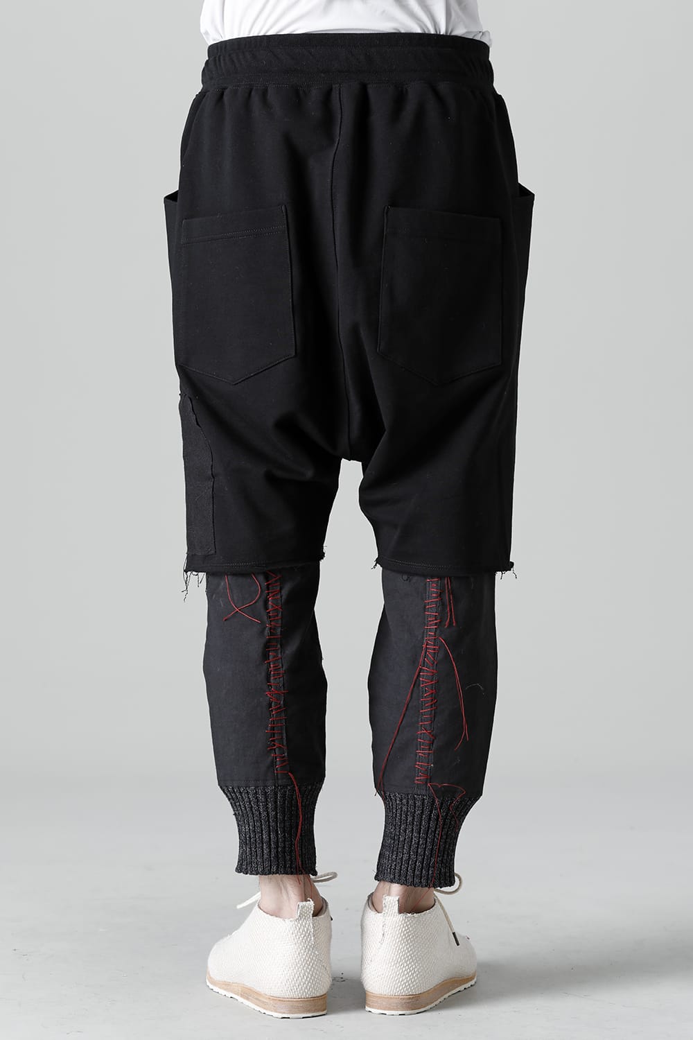 Pants Black / Red Stitch