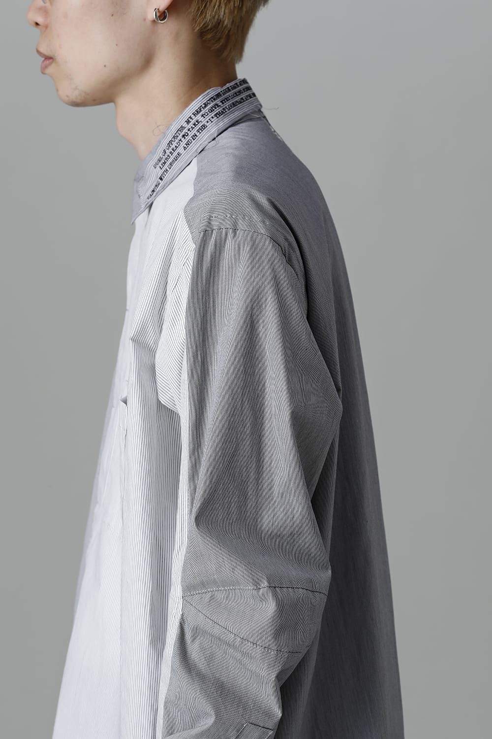 Shirt Stripe / Black Stitch