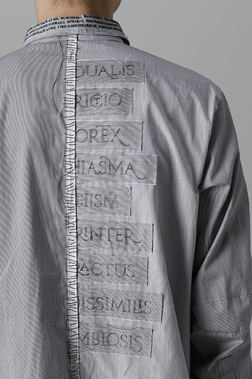 Shirt Stripe / Black Stitch