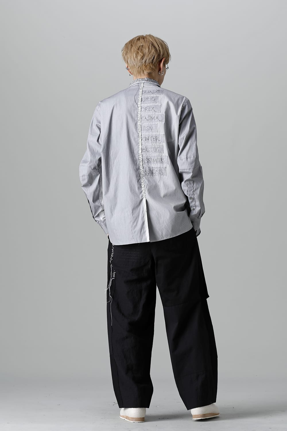 Shirt Stripe / Black Stitch