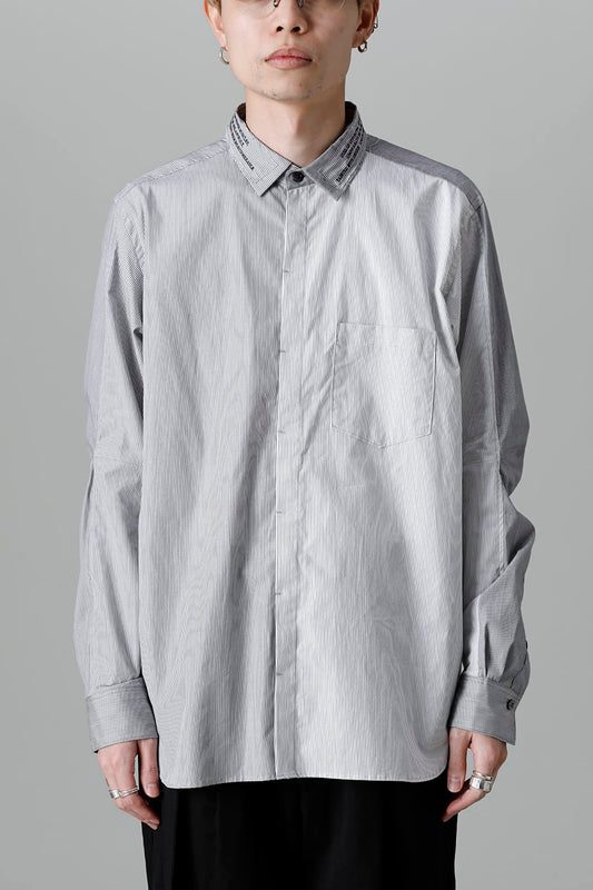 Shirt Stripe / Black Stitch