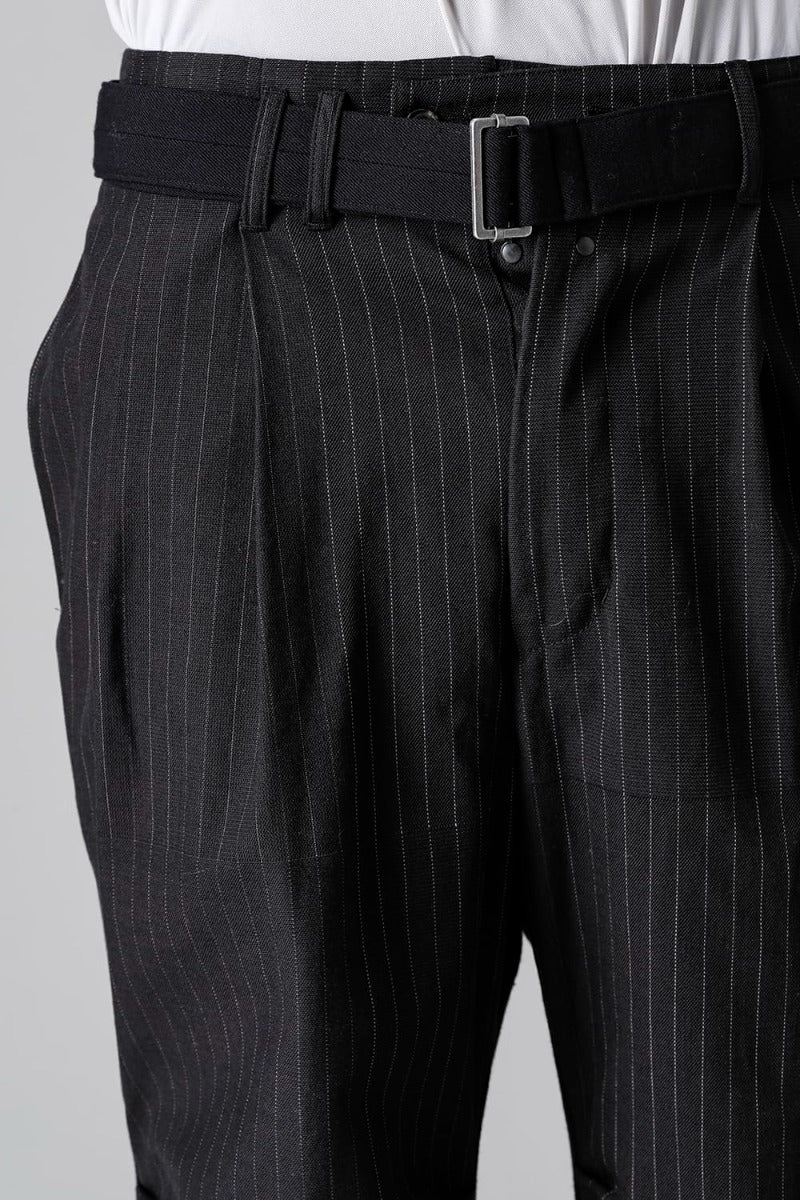 Patched Wide Cropped Trousers