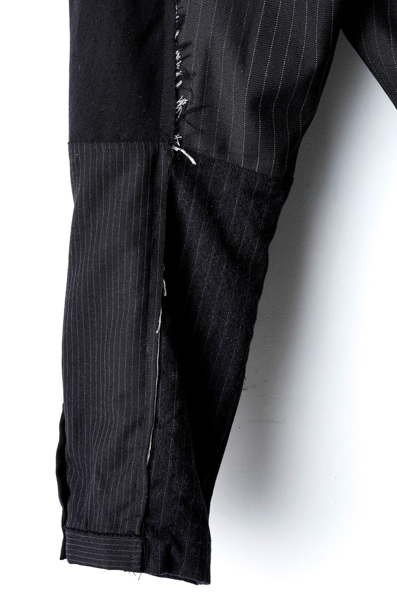 Patched Slim Cropped Trousers