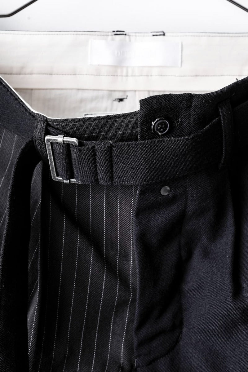 Patched Slim Cropped Trousers