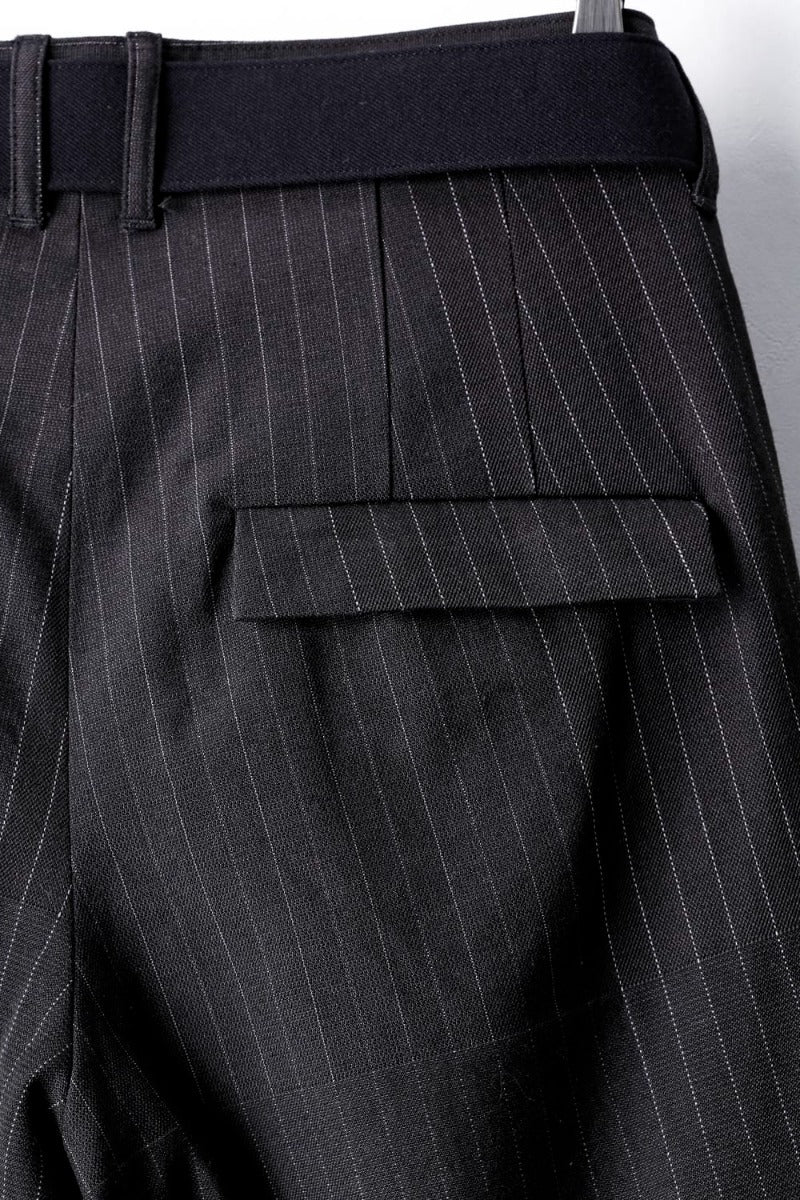 Patched Slim Cropped Trousers