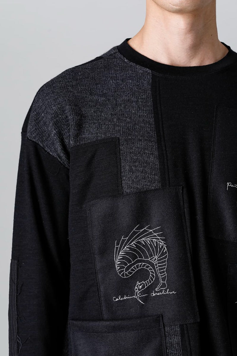 Patched Beasts Sweater