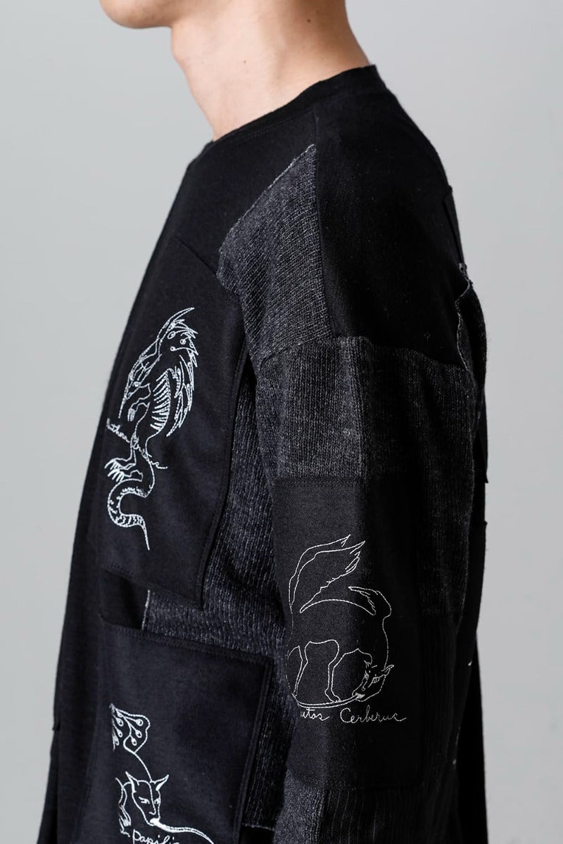 Patched Beasts Sweater