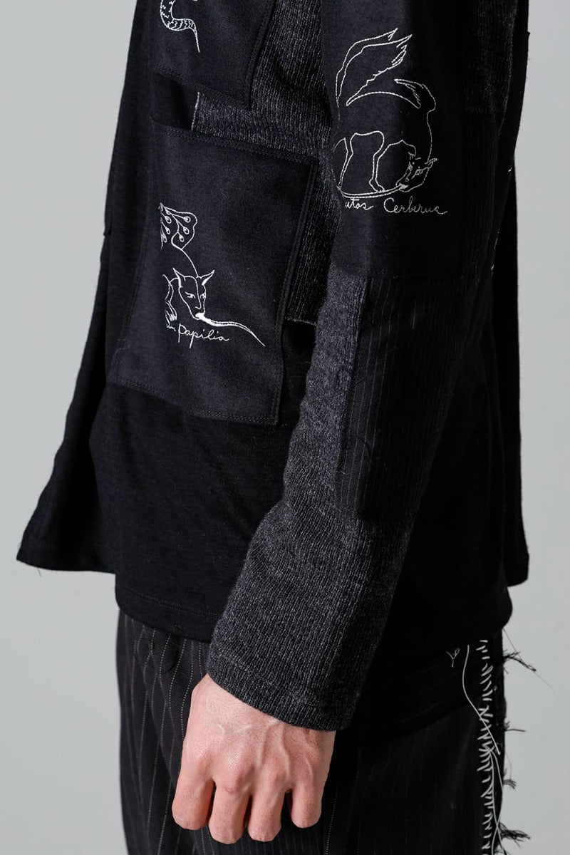 Patched Beasts Sweater