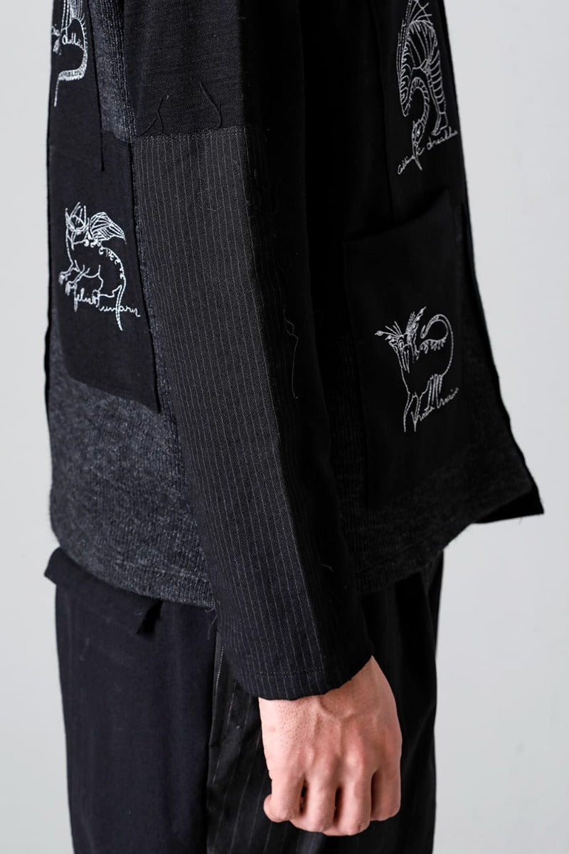 Patched Beasts Sweater