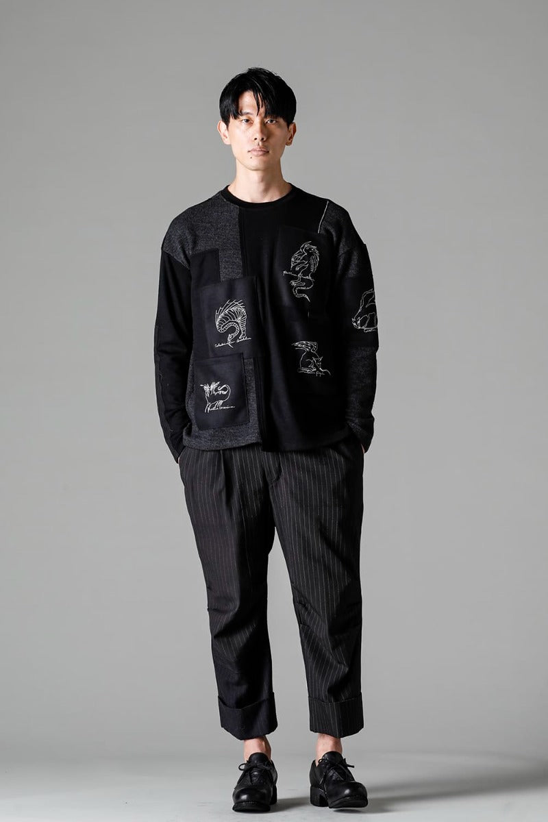 Patched Beasts Sweater