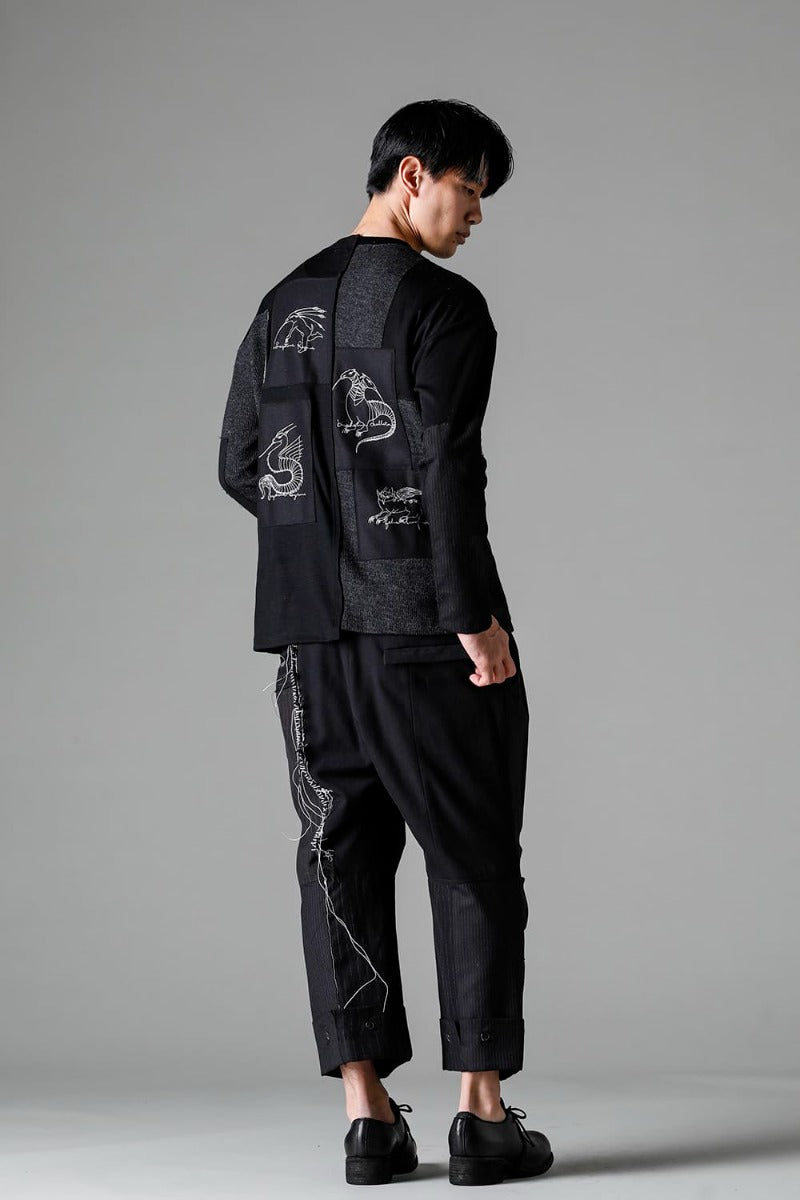 Patched Beasts Sweater