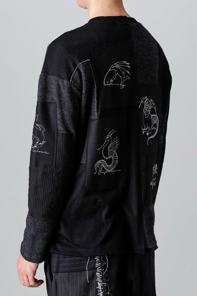 Patched Beasts Sweater