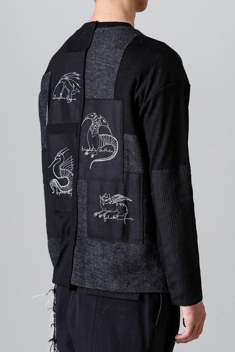Patched Beasts Sweater