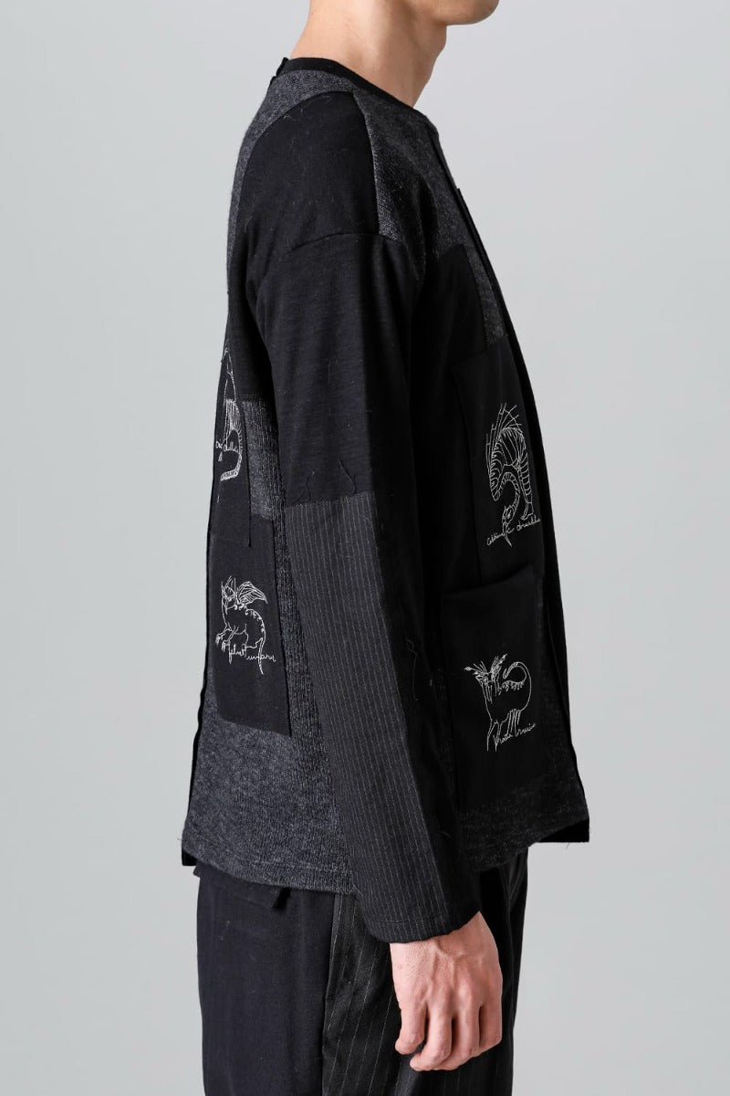 Patched Beasts Sweater