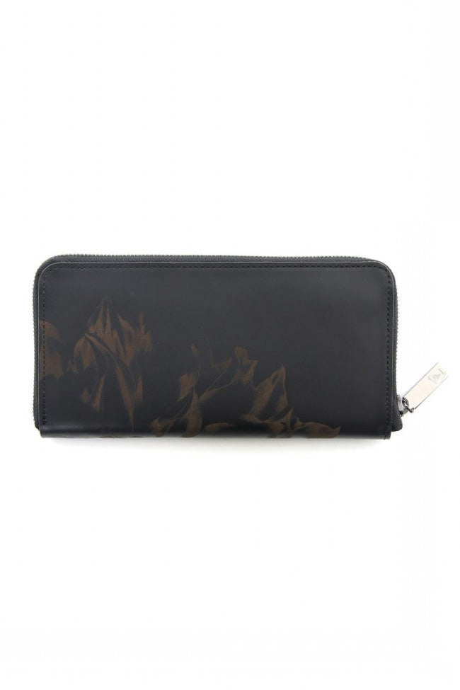 Laser graphics leather long wallet - DV-A10-712