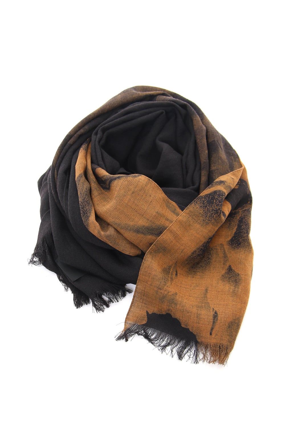 Dahlia Grilled Stole Wool Discharge - DV-L12-104