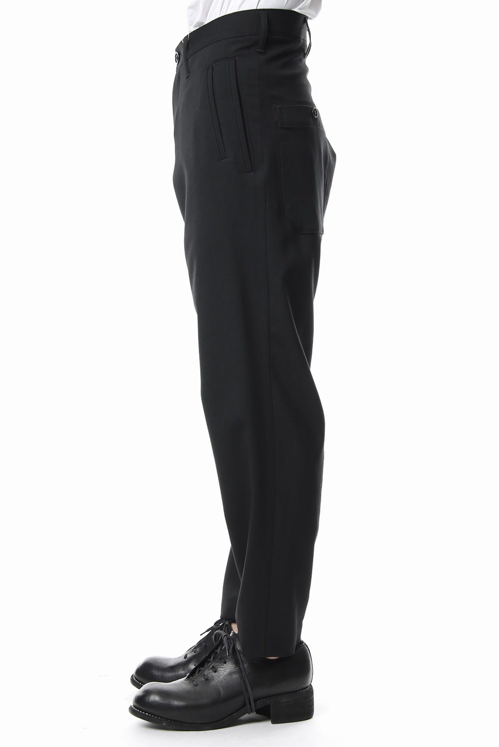 inseam gusset stretch twill Pants