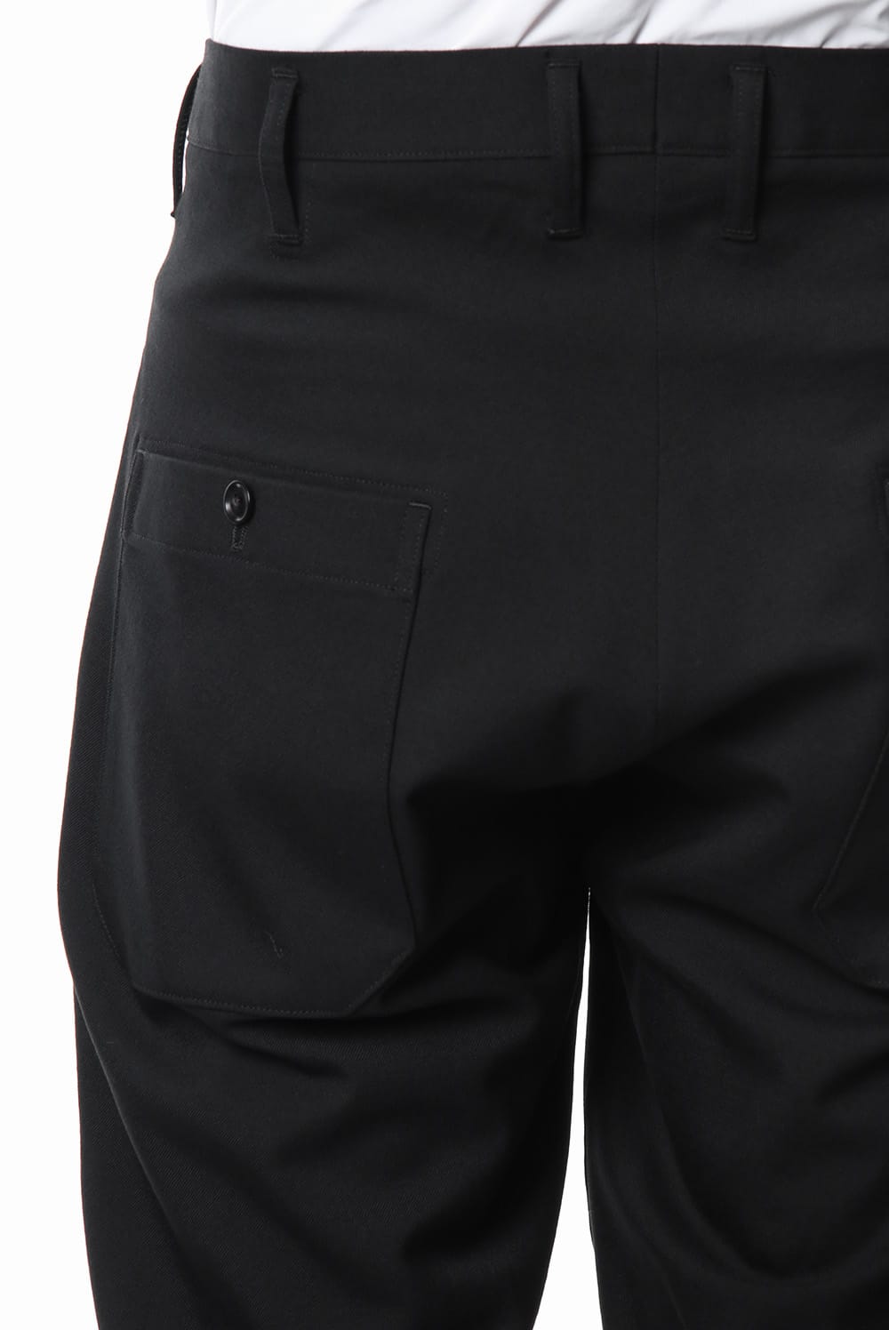 inseam gusset stretch twill Pants