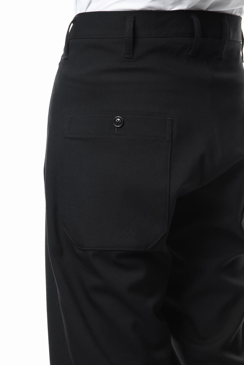 inseam gusset stretch twill Pants