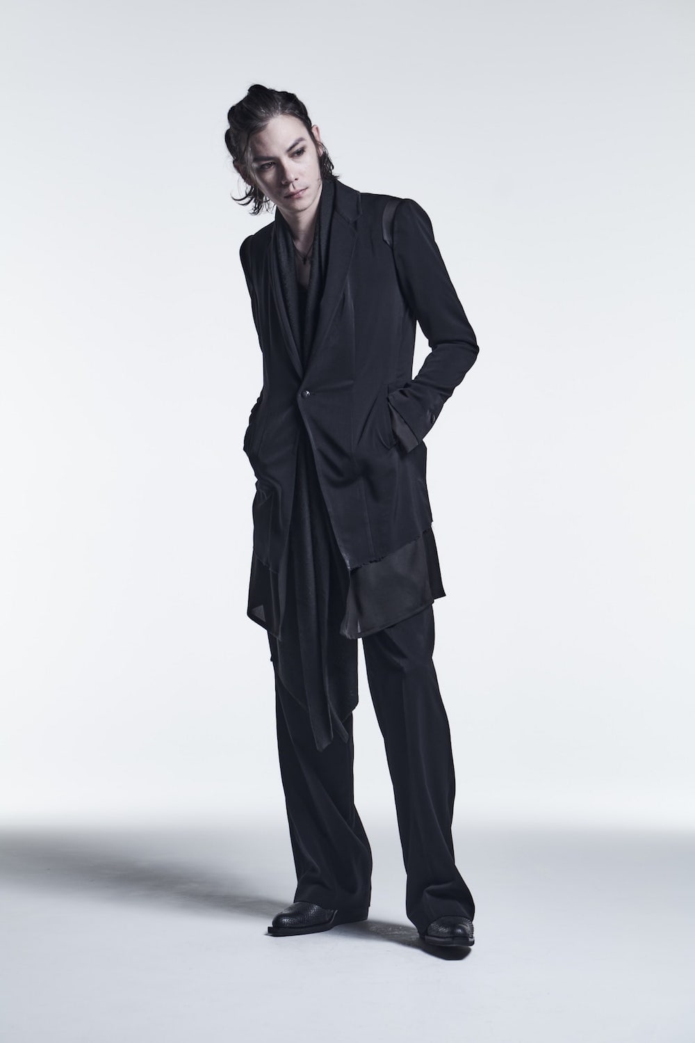 Layered Jacket Black