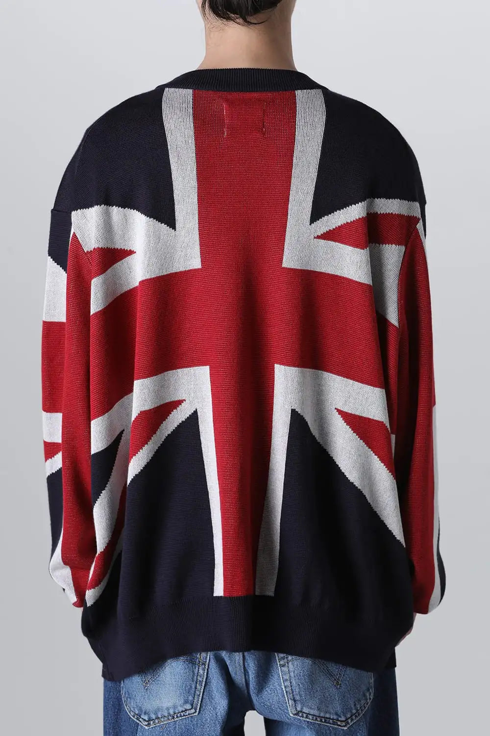 crew neck sweater.(union jack)