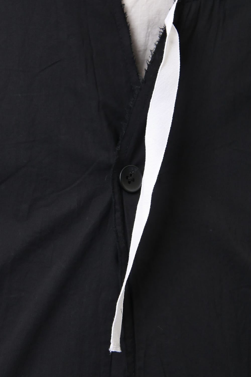 Ribbon Coat - Black / White