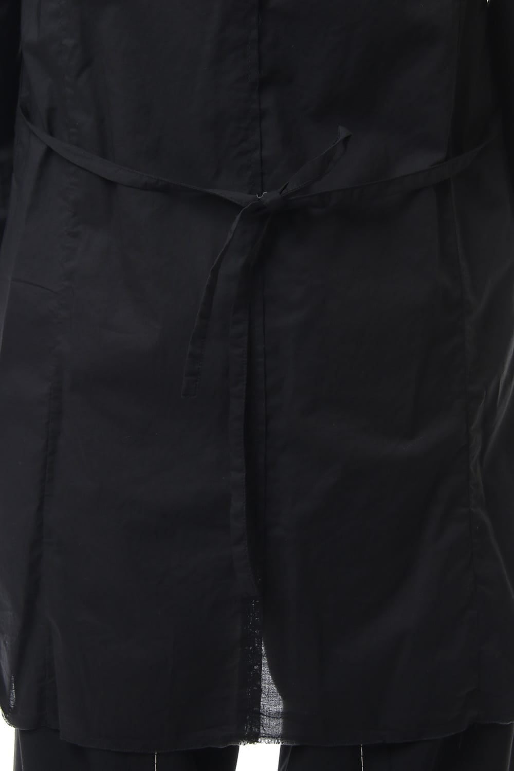 Ribbon Coat - Black / White