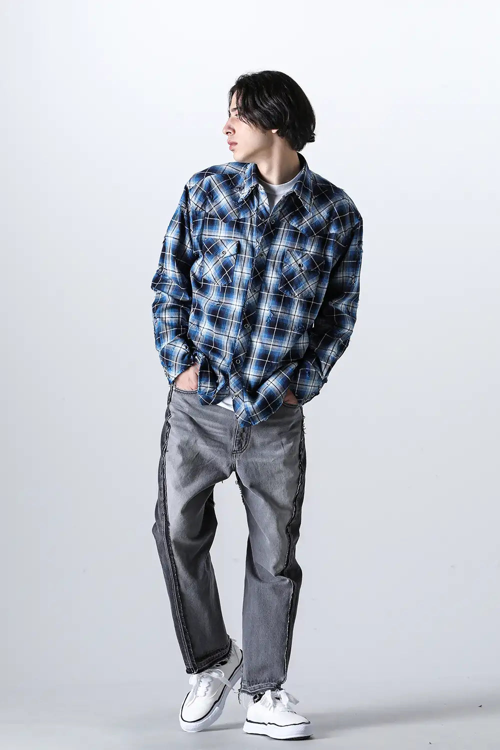 Western Shirt Blue