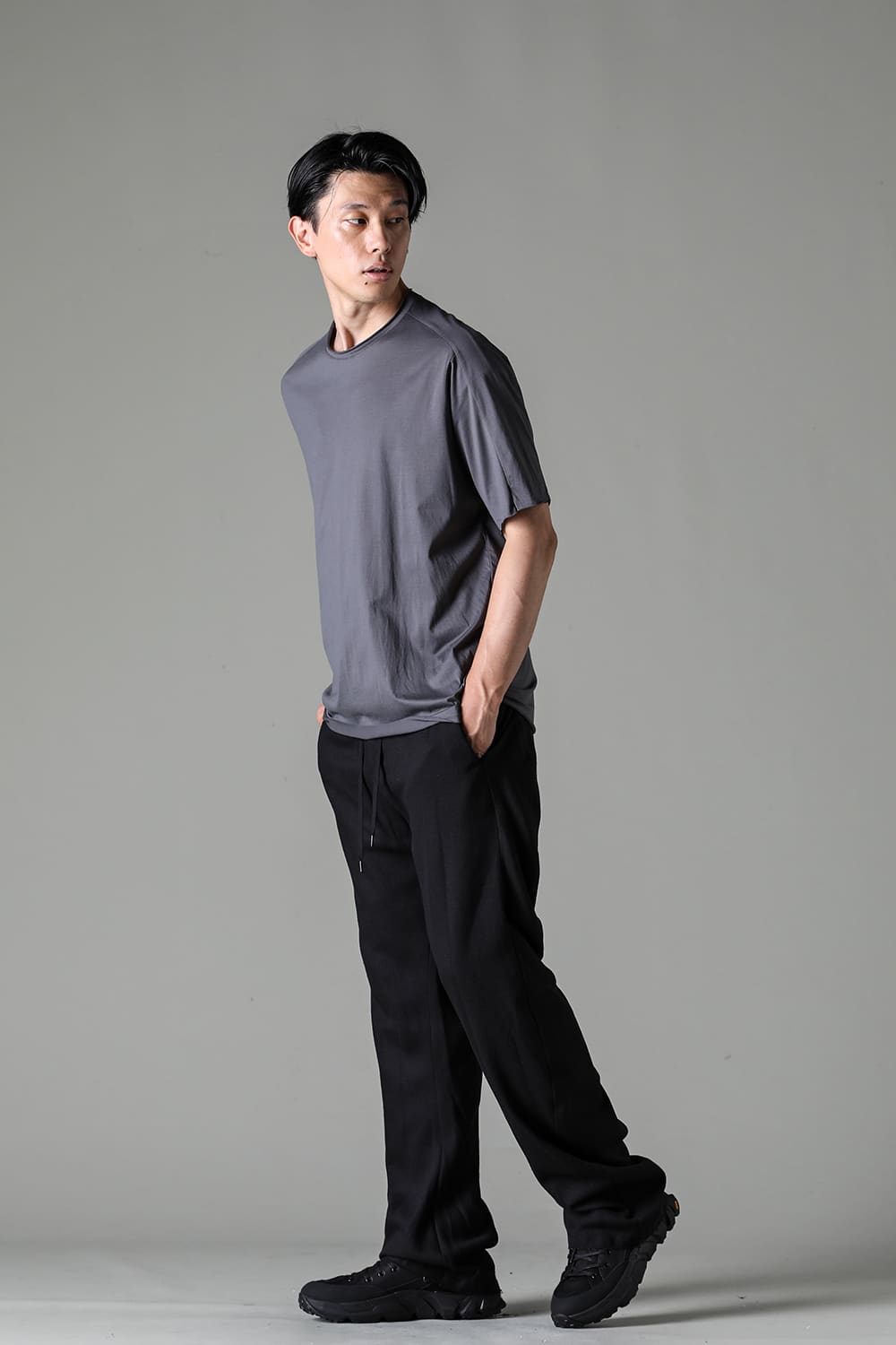 Sea Island cotton Short Sleeve T-shirt Gray