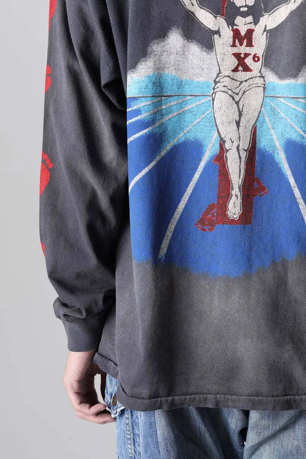 FOOT PRINT Long sleeve T-shirt