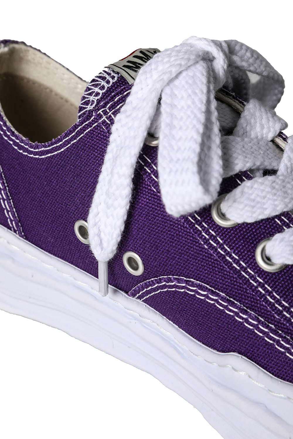 HANK Original sole Toe cap sneaker LOW canvas Purple