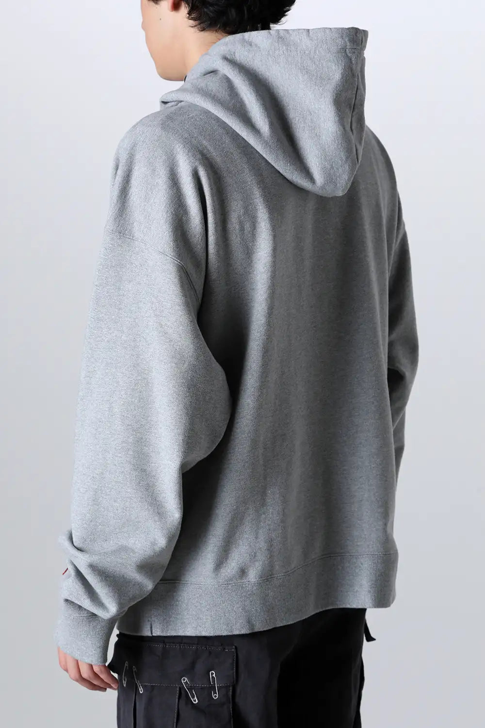 NASA Printed Hoodie Gray
