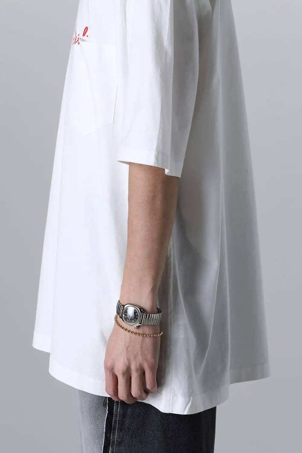 lonely souls. (oversized s/s pocket tee) White