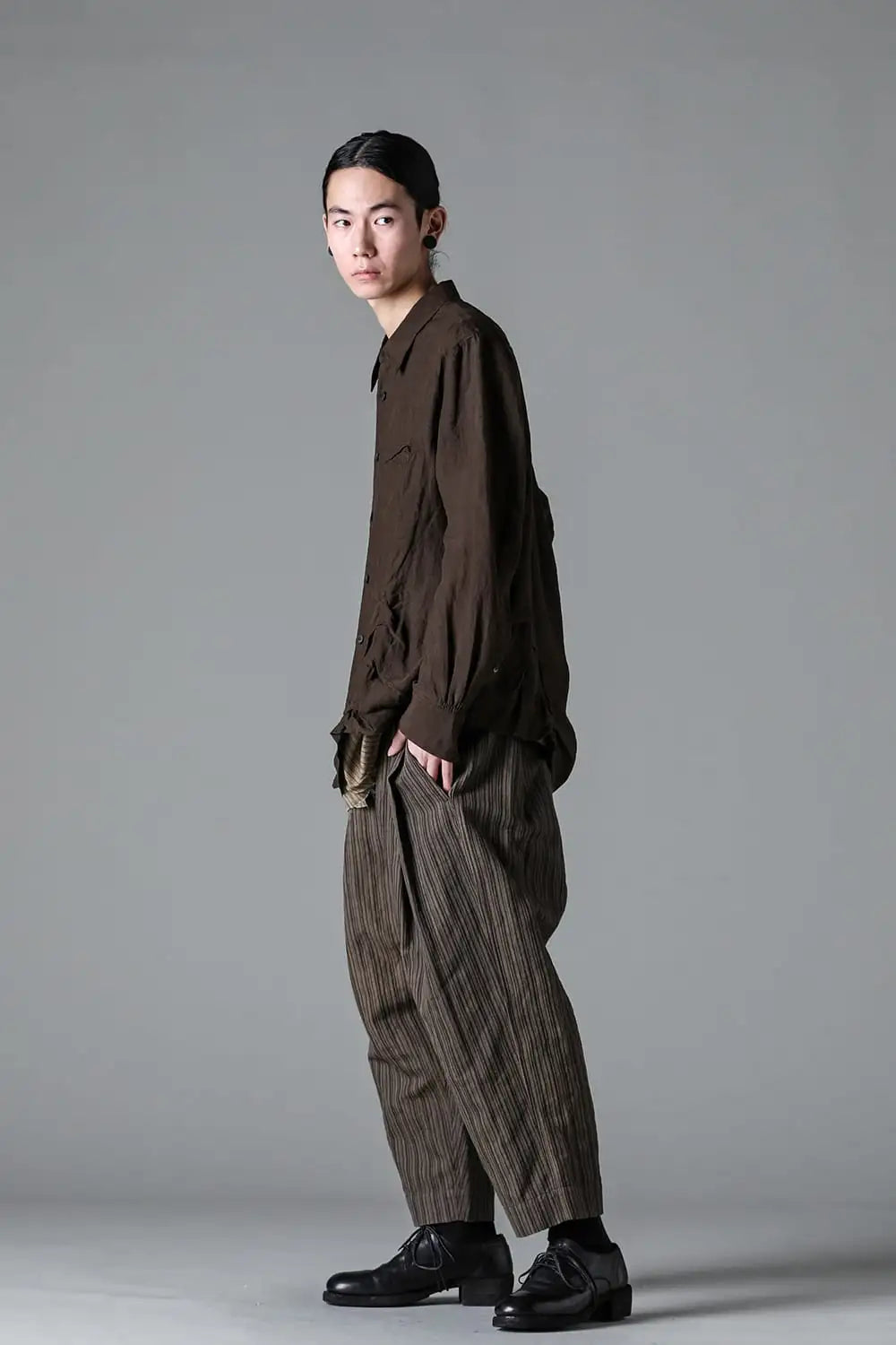 Layered Wrinkled Effect Shirt