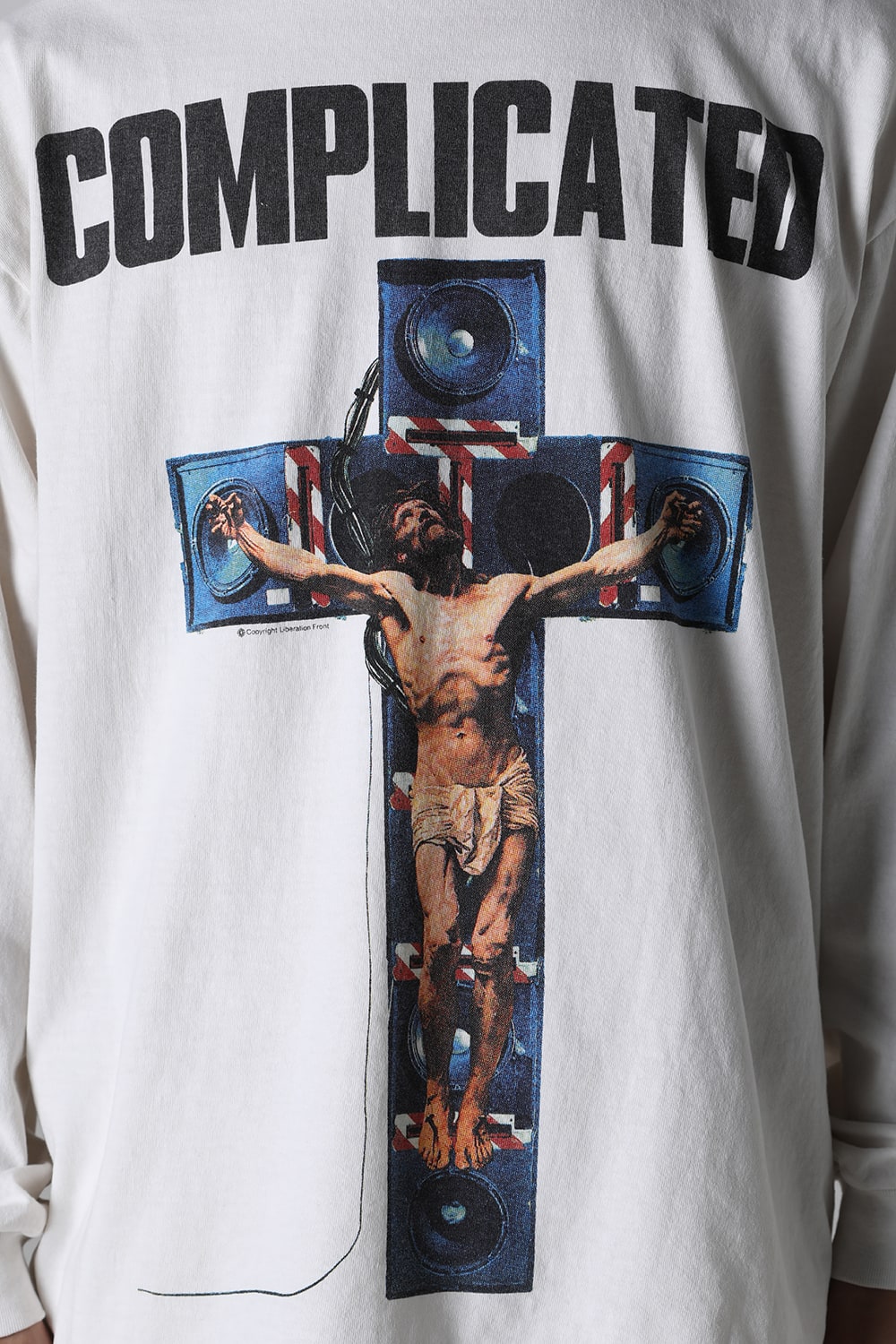 KOSUKE KAWAMURA × ©SAINT M×××××× COMPLICATED Long sleeve T-shirt