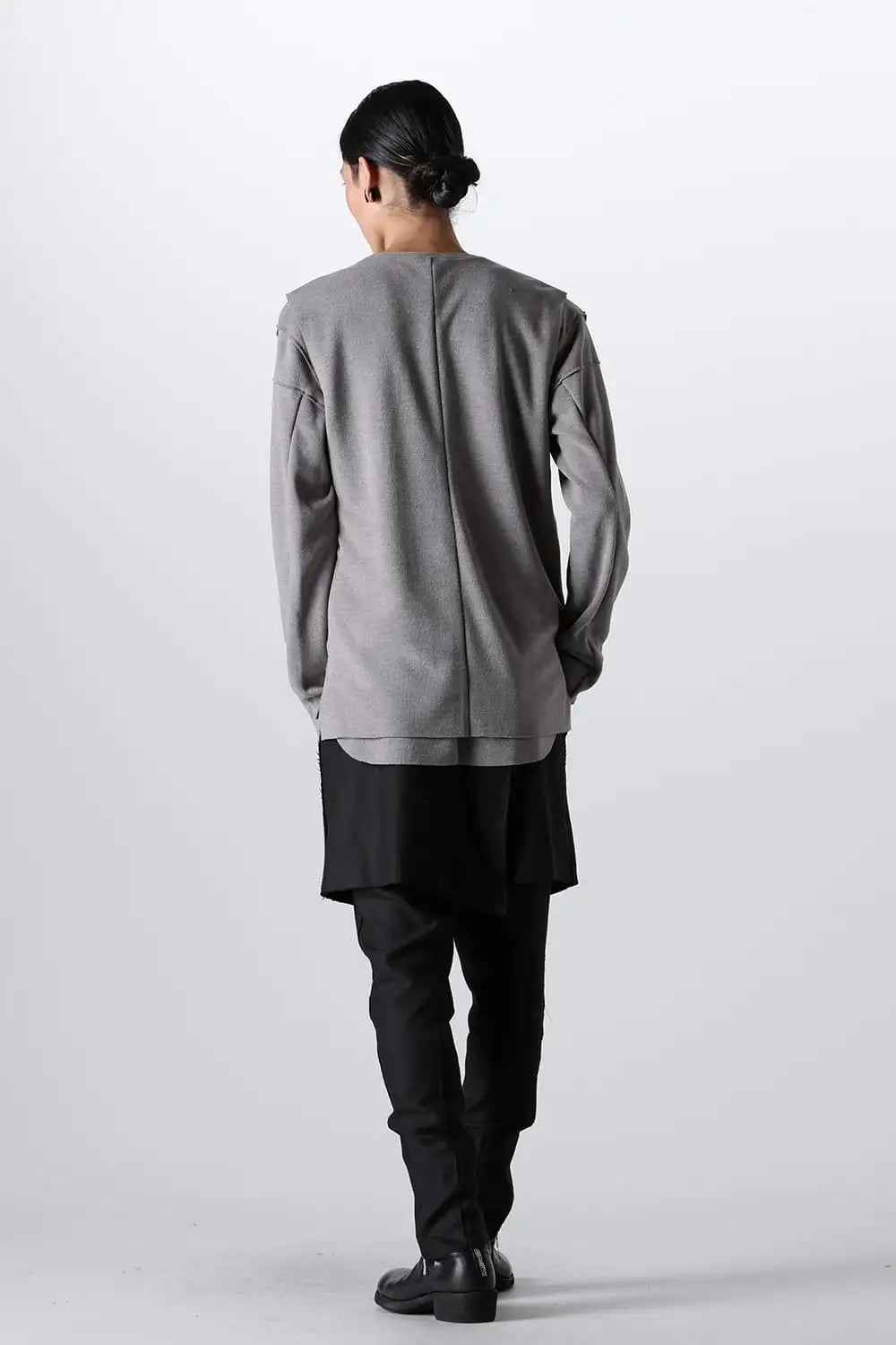 Separated Knit (Vest & 2 Shoulder L/S) L.Gray