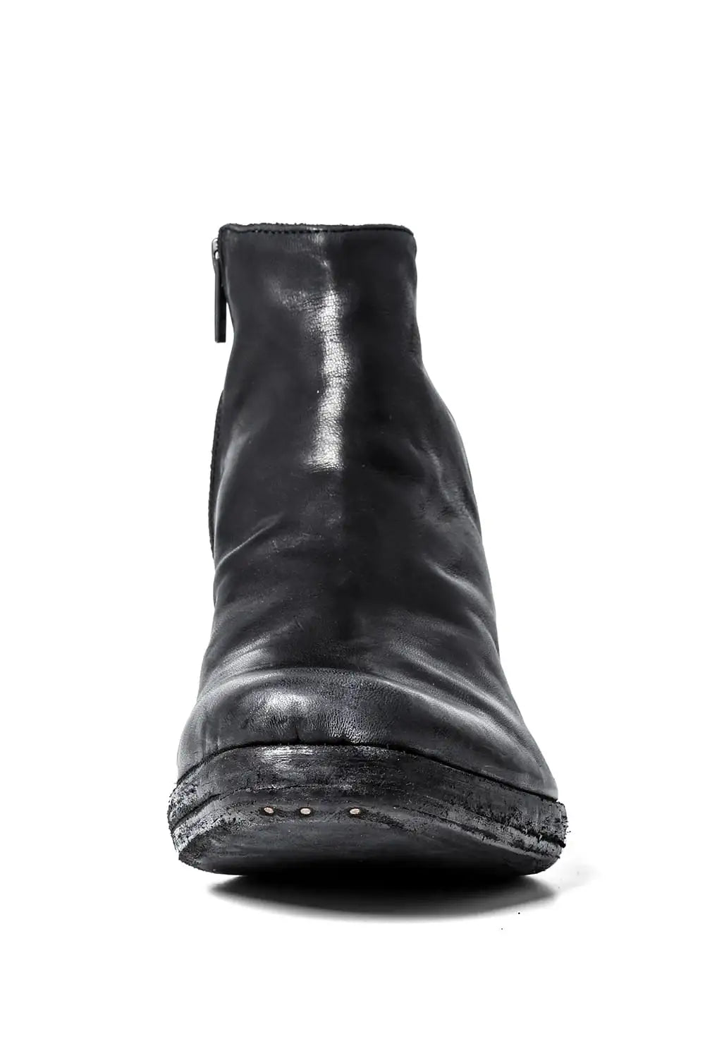 incarnation × DEVOA Boots Horse leather garment dyed Black