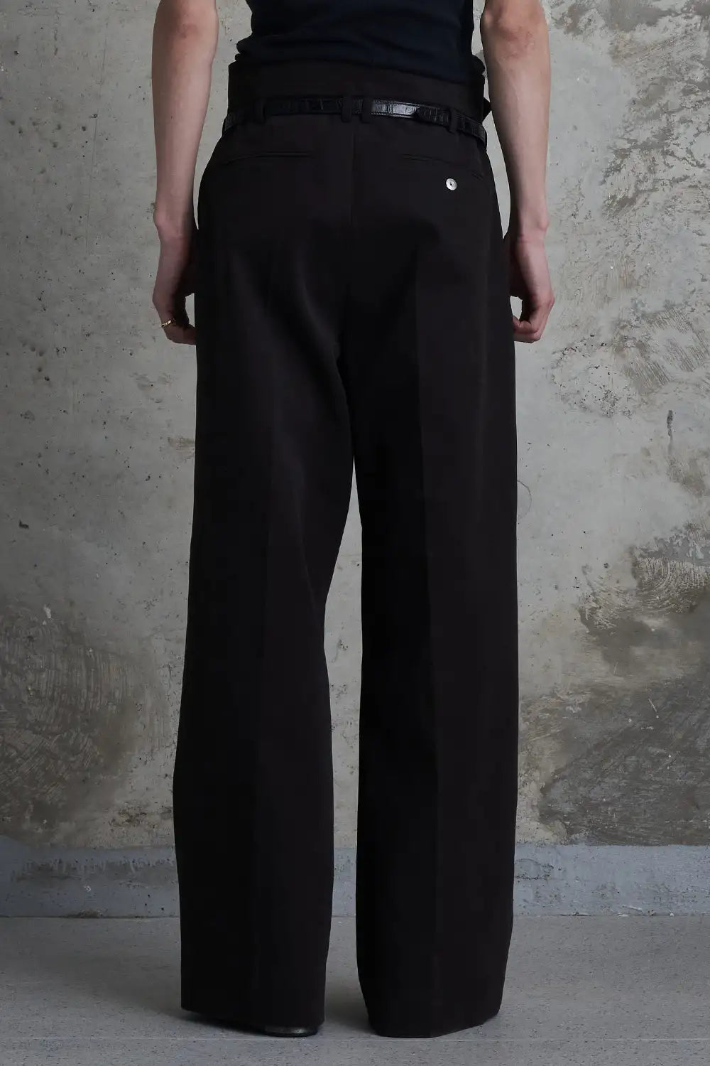 ライヒ プリーテッド トラウザーズ