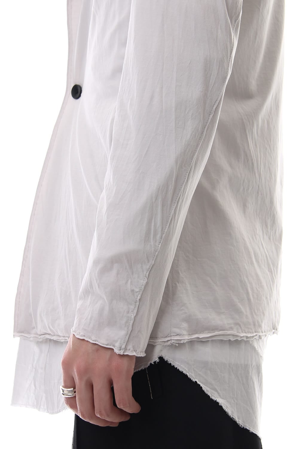 Layered Short cardigan - Grey