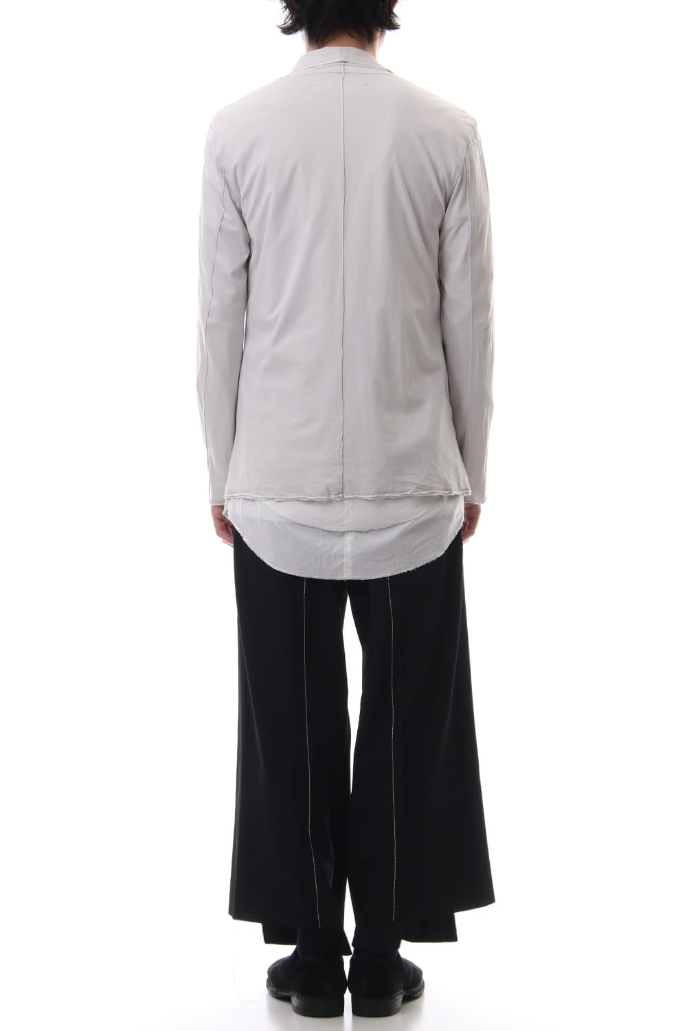 Layered Short cardigan - Grey