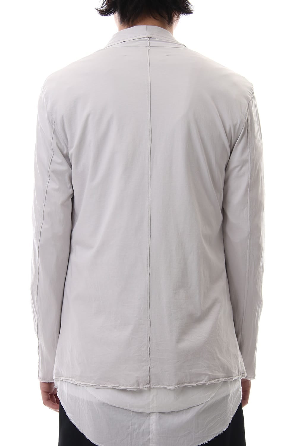 Layered Short cardigan - Grey