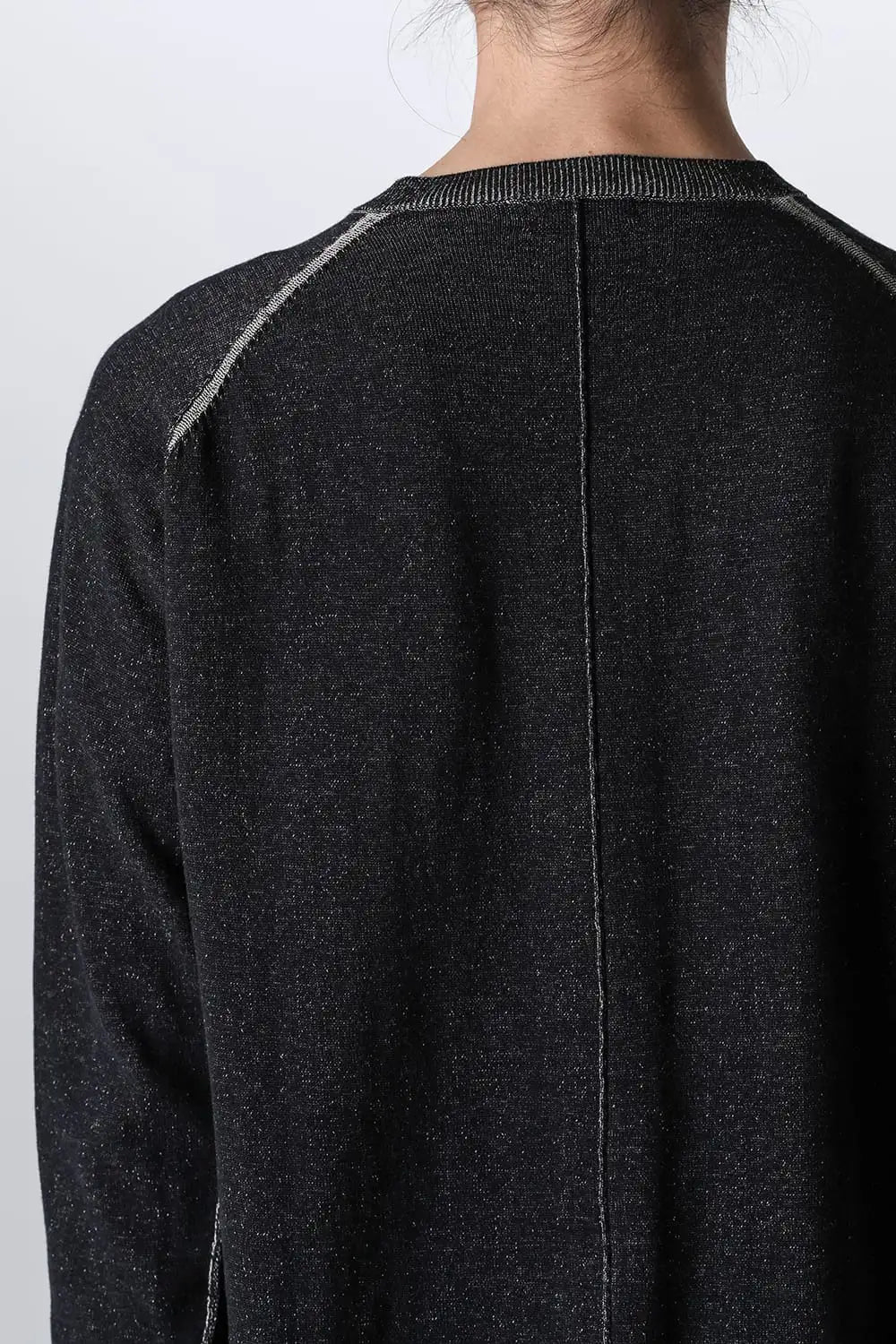 ロングスリーブ ハイツイストコットン Black