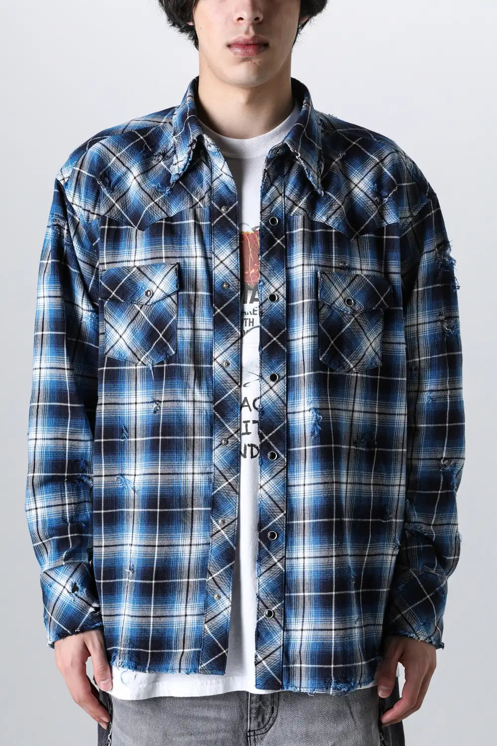 Western Shirt Blue