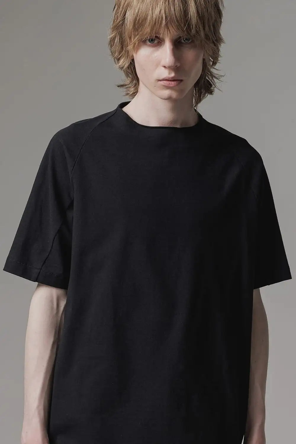 Short sleeve cotton jersey Black