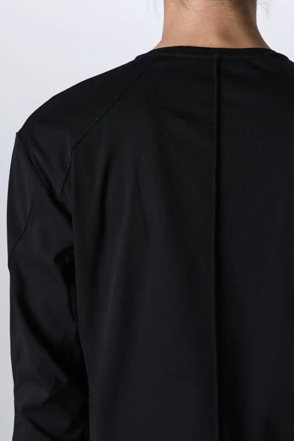 ロングスリーブハイゲージジャージー Black